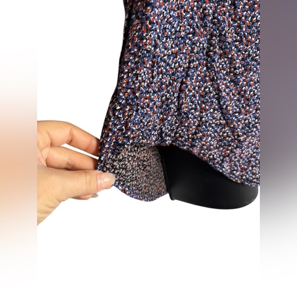 Maeve Anthropologie Bella Choker Short Flutter
Sleeve Ditsy Floral Blouse Shirt - Picture 10 of 12